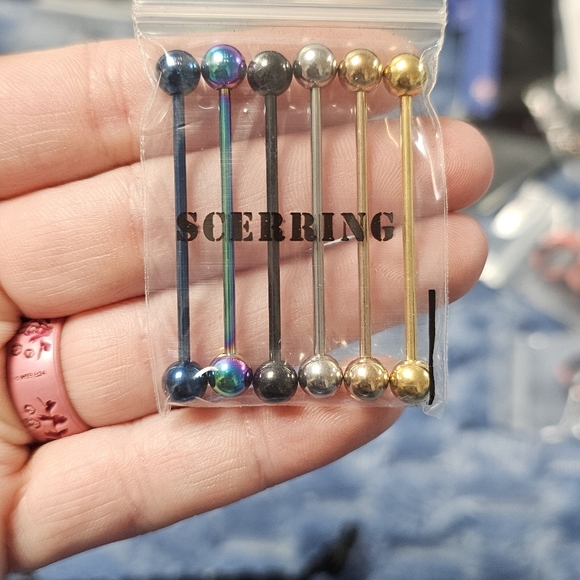 Jewelry - SCERRING Industrial Barbell Set